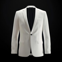 White blazer mockup apparel clothing tuxedo.