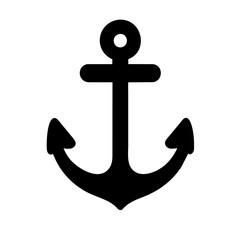 anchor on a white background