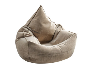 Modern bean bag chair isolated