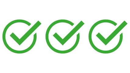 Check mark icon with correct © esman