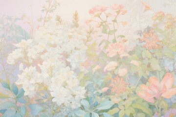 Flower garden backgrounds painting pattern.