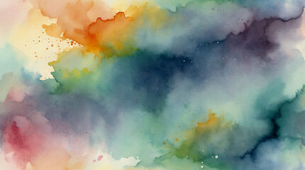 Realistic Watercolor Wash Backgrounds in Soft Hues