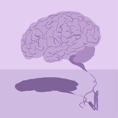 alzheimers disease awarenss month june elderly brain-illustration
