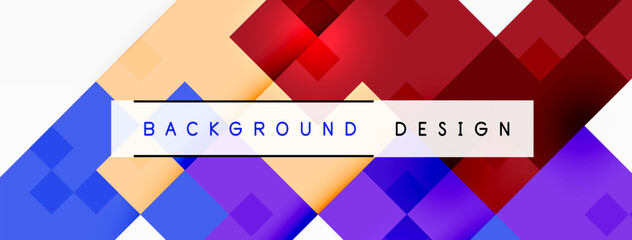 Dynamic colorful squares background. Vector Illustration For Wallpaper, Banner, Background, Card, Book Illustration, landing page