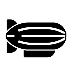 zeppelin glyph icon style © Mamang
