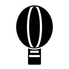 air balloon glyph icon style