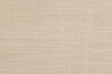 Brown linen fabric texture background, seamless pattern of natural textile.