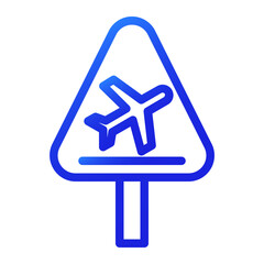 airport area gradient icon