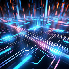 Abstract 3D background, abstract technology background.