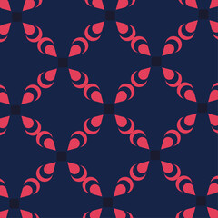seamless repeat pattern with abstract minimalist