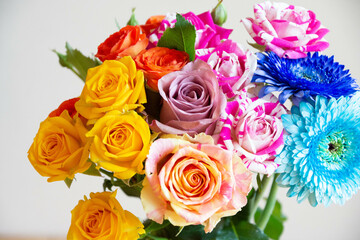 カラフルな花束