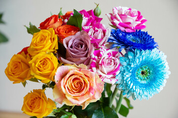 カラフルな花束