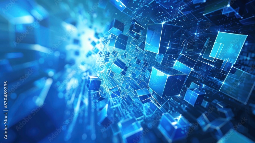 Poster electronic circuit board. technology concept ,microchip cpu processor circuit board.