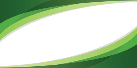 Abstract green curve background with overlay layers and space for design. Perfect for banner, background, template, flyer, and presentation.