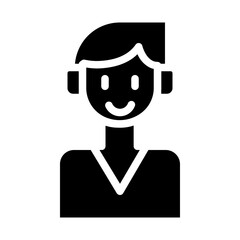 happy man solid srtle icon