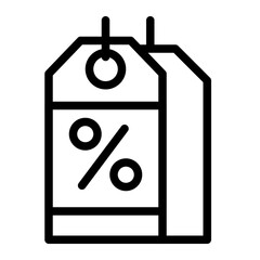 get a discount line style icon