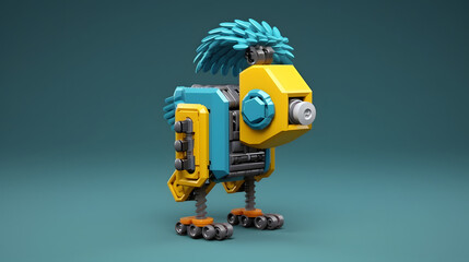 Emu toy robot 3d