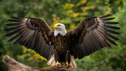 Fototapeta premium american bald eagle