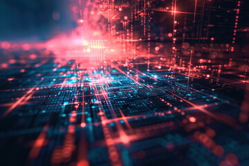 Fototapeta premium 3d background abstract, technology abstract background