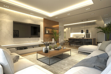 Fototapeta premium Interior Design for Living Spaces