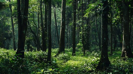 A Forest At Pesisir Barat Regency