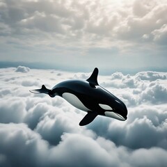 dolphin in the sky