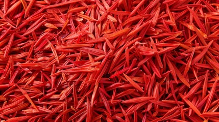 Fototapeta premium A close-up of a pile of red cranberries