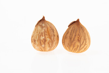 Chinese Shanxi Rhubarb Almonds on White Background