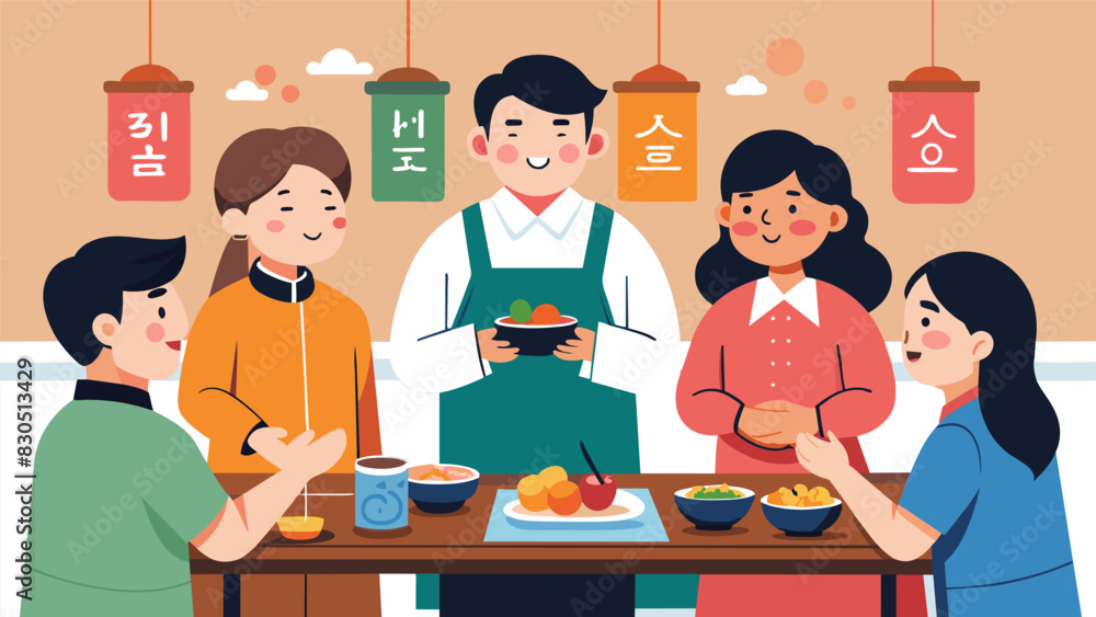 Poster during the korean language day the club members visited a korean restaurant and practiced ordering m