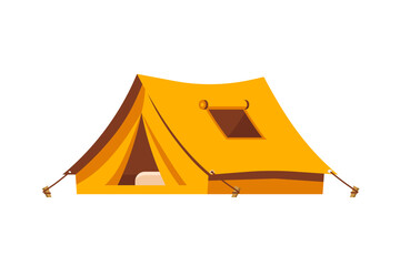 Camp tent Yellow vector. Yellow camping Tent © DOBRYI VECHIR STUDYA