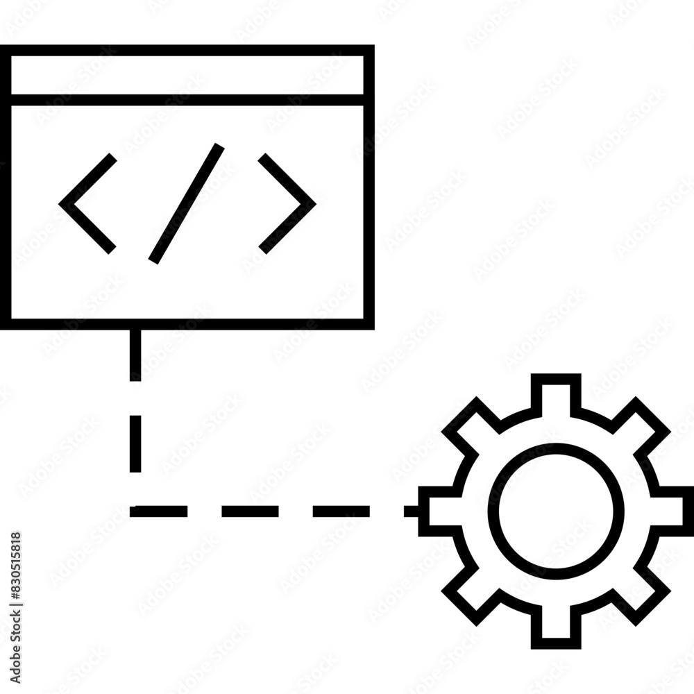 Poster Software Development Icon