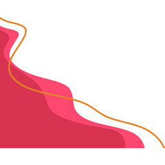 Wavy Corner with Line