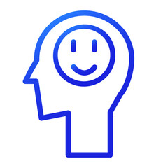 blue gradient style icon