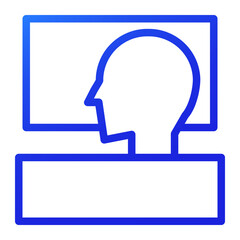 sleep can be blissful blue gradient style icon