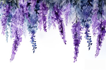 Lavender flowers blossom hanging nature.