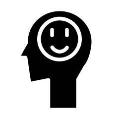 happy thoughts solid style icon