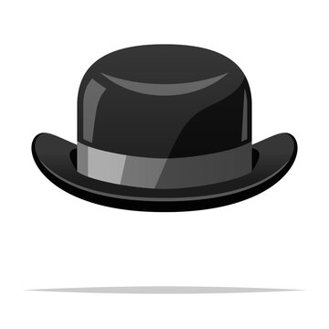 recommend clip art: Bowler hat vector isolated illustration