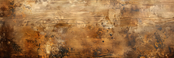 Rustic Hardboard Surface with Natural Grains and Warm, Earthy Tones Featuring Weathered Texture