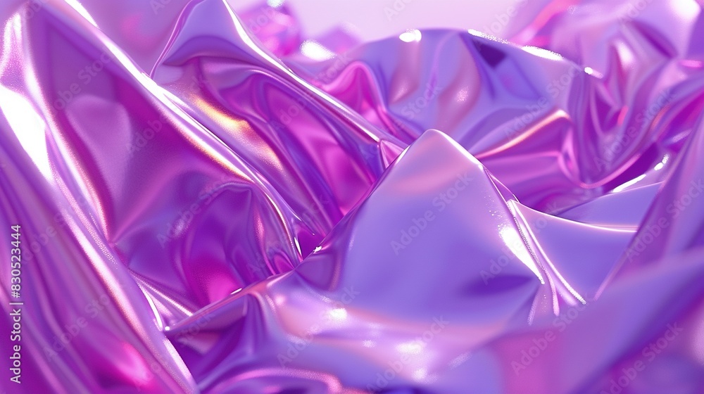 Poster a pink and purple object is in sharp focus in this close-up photograph, but the area below the objec