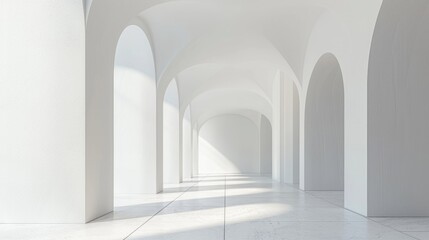 white surfaces and graceful curves, offering a timeless and elegant aesthetic for contemporary design.