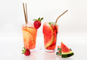 Cocktails assortment. Classic drink menu concept.