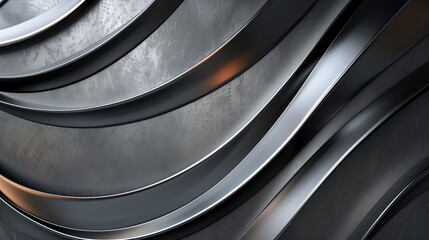 Elegant minimalist abstract lines in metallic shades for a luxurious and contemporary wallpaper design ideal for offices.