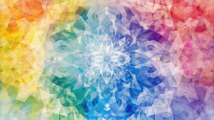 Fototapeta premium Background with a variety of colors creating a kaleidoscope effect