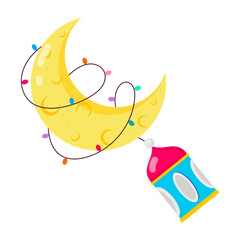 Eid Celebration Flat Stickers