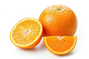  Sunkist Orange isolated on white background