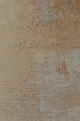 An old wall texture of abandoned house. Historical building rions in Latvia, Europe.