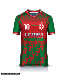 Soccer jersey template sport t shirt design