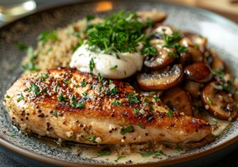 Delicious Chicken and Quinoa Meal Inspiration Generative AI