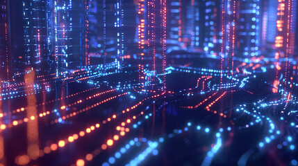 Fototapeta premium data stream concept abstract background