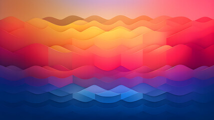 Digital colorful wavy gradient curve abstract graphic poster PPT background